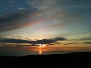 Sunset over Abbotsbury, Dorset