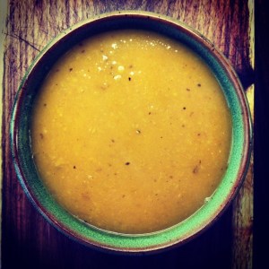 Spicy Ginger Butternut Soup